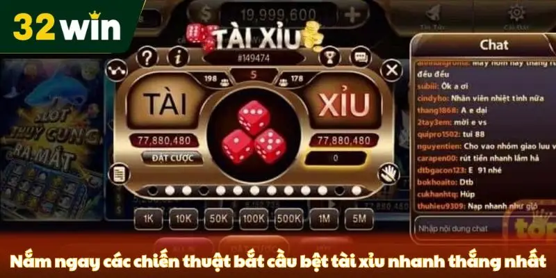 Nắm ngay các chiến thuật bắt cầu bệt tài xỉu nhanh thắng nhất
