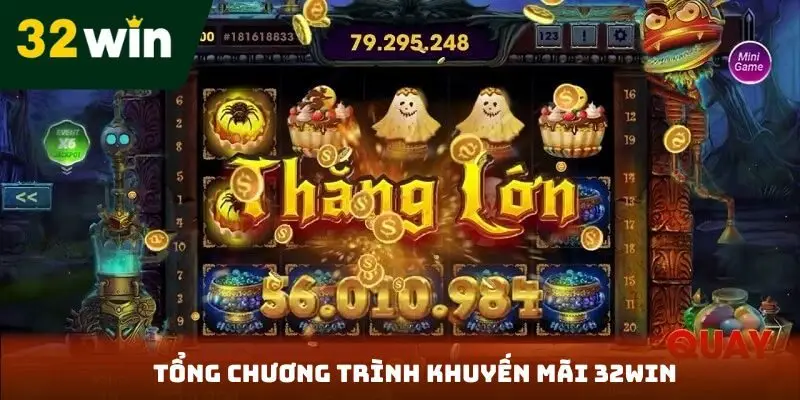 Tổng chương trình khuyến mãi 32Win
